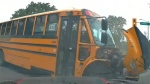 School bus collision caught on camera 