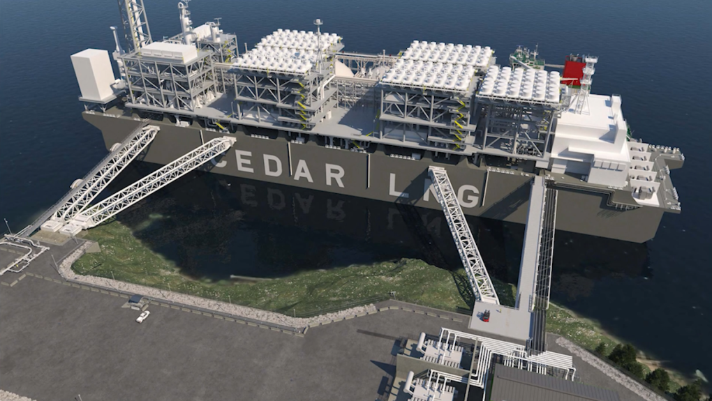 cedar lng mockup