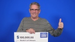 An Ottawa man,67, is $100,000 richer after winning with Instant Gold pursuit. (Instant Gold Pursuit/ handout)