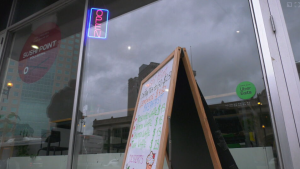Sushi Point is located at 238 Portage Ave. in downtown Winnipeg. (Alexandra Holyk/CTV News Winnipeg)