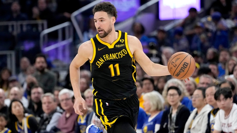 Klay Thompson has reportedly agreed to a three-year deal with the Dallas Mavericks after confirming his departure from the Golden State Warriors. (Jeff Chiu / AP via CNN Newsource)