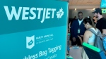 The WestJet logo is pictured. (Source: Jonathan MacInnis/CTV News Atlantic)