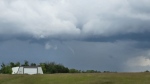 Funnel cloud sighted east of Melville on July 1, 2024. (Courtesy: Tracy Kerestesh)