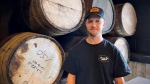 Ben Murphy, co-owner at Murphy's Law Distillery in Elmira on July 3, 2024. (Spencer Turcotte/CTV News)