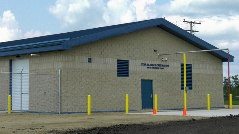 Star Blanket Cree Nation now has a new water treatment plant. (Mick Favel / CTV News) 
