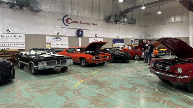 Coast2Coast held their annual car auction event in Regina on Saturday. (Angela Stewart / CTV Regina) 
