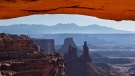 The bodies of two hikers were found at Mesa Arch near Moab, Utah at Canyonlands National Park. (George Rose / Getty Images via CNN Newsource)