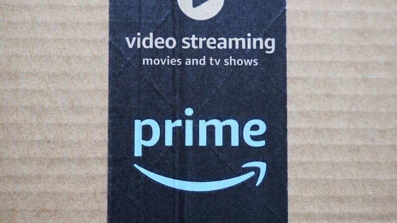 An Amazon Prime cardboard shipping box label is seen on March 17, 2023, in East Derry, N.H. Amazon Prime Day is here. And experts are reminding consumers to be wary of scams. (AP Photo/Charles Krupa, File)