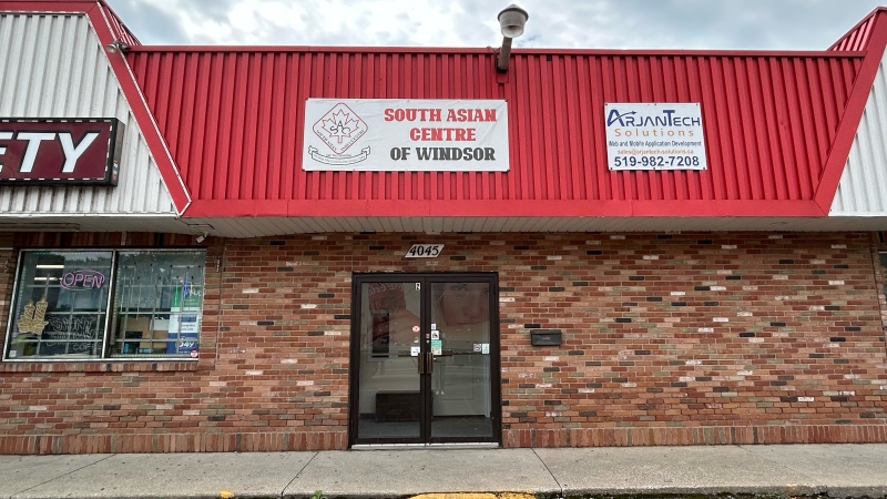 South Asian Centre of Windsor in Windsor, Ont., on Wednesday, July 17, 2024. (Stefanie Masotti/CTV News Windsor)