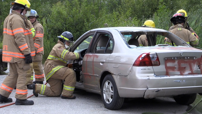 FFIT helps young people get a taste of fire services (Source: Fiona Robertson/CTV News London)