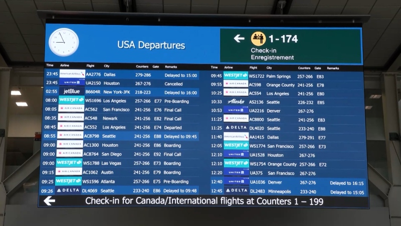 B.C. flights and hospitals impacted by tech outage
