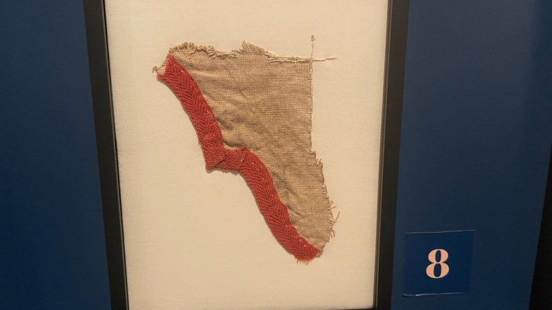The artifact is on display at the Museum of the American Revolution in Philadelphia. Courtesy Museum of the American Revolution via CNN Newsource