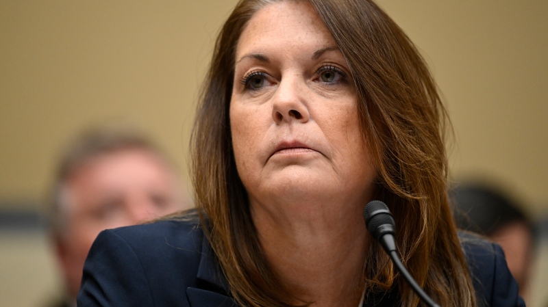 U.S. Secret Service Director Kimberly Cheatle testifies before the House Oversight and Accountability Committee about the attempted assassination of former President Donald Trump at a campaign event in Pennsylvania, at the Capitol in Washington, Monday, July 22, 2024. (AP / John McDonnell)