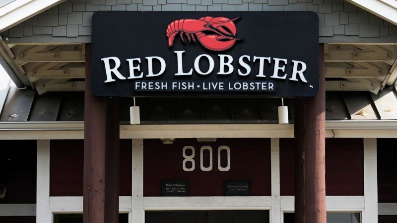 A Red Lobster restaurant is seen in Schaumburg, Ill., Monday, May 20, 2024. Red Lobster is seeking bankruptcy protection days after closing dozens of restaurants. (Nam Y. Huh / AP Photo)
