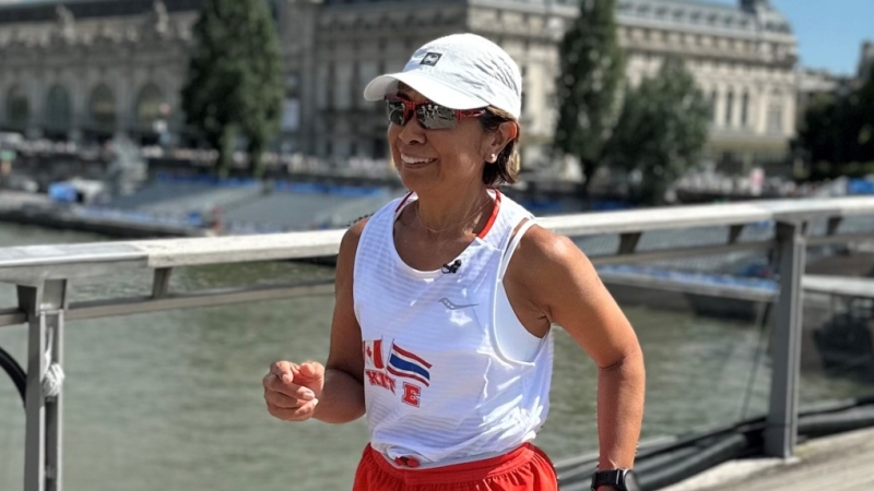 Ottawa resident Kitdapawn E is one of thousands of runners from around the world who will take part in the 'Marathon Pour Tous,' a mass participation marathon scheduled to take place Aug. 11. (Genevieve Beauchemin/CTV News)