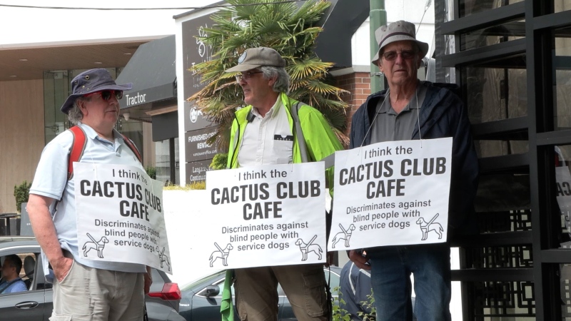 Protesters say restaurant violating human rights