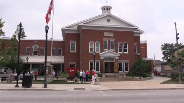 Blyth Memorial Hall, July 2023 (Scott Miller/CTV News London)