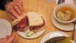 Deli meats are served in New York on May 11, 2017. (Seth Wenig / AP Photo)