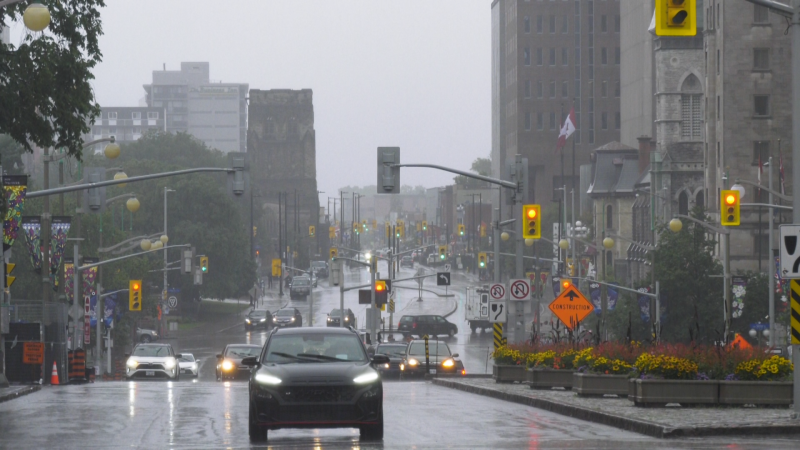 Downtown Ottawa on Aug. 9, 2024. (Sam Houpt/CTV News Ottawa)