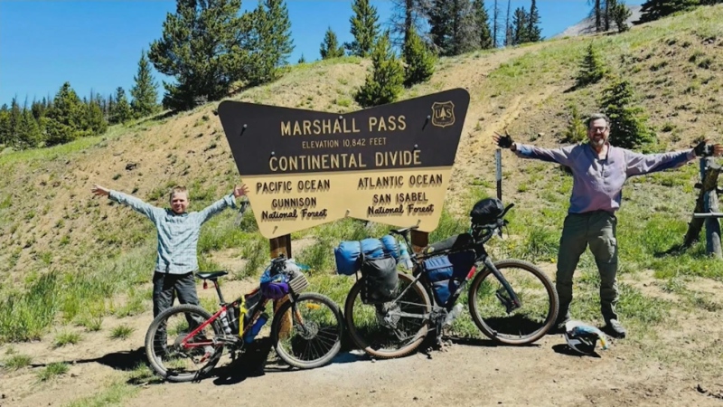 12-year-old boy bikes across the continent 