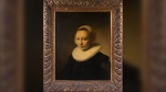 This undated photo shows a 17th century painting, “Portrait of a Girl,” by the Dutch artist Rembrandt, which was sold at auction for $1.4 million on Aug. 24, 2024 by Thomaston Place Auction Galleries in Thomaston, Maine. (Thomaston Place Auction Galleries via AP)