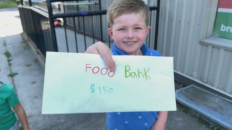 Brockville-area kids support local food bank