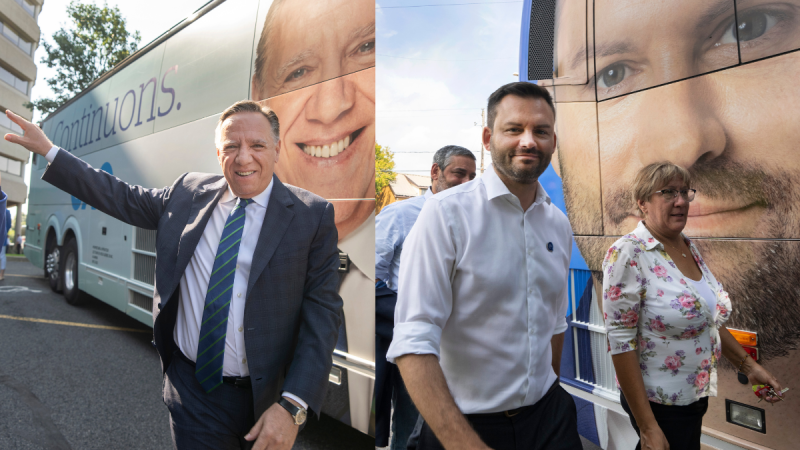 The Terrebonne byelection looks set to be a two-way race between Francois Legault's CAQ and Paul St-Pierre Plamondon's PQ. The riding was once a PQ stronghold and one poll analyst said if the PQ wants to form a government, it needs to win in the Montreal suburb. (Ryan Remiorz, The Canadian Press)