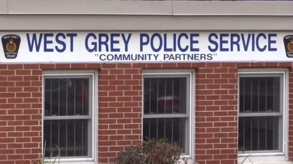 West Grey Police headquarters in Durham, June 2020 (Scott Miller/CTV News London)