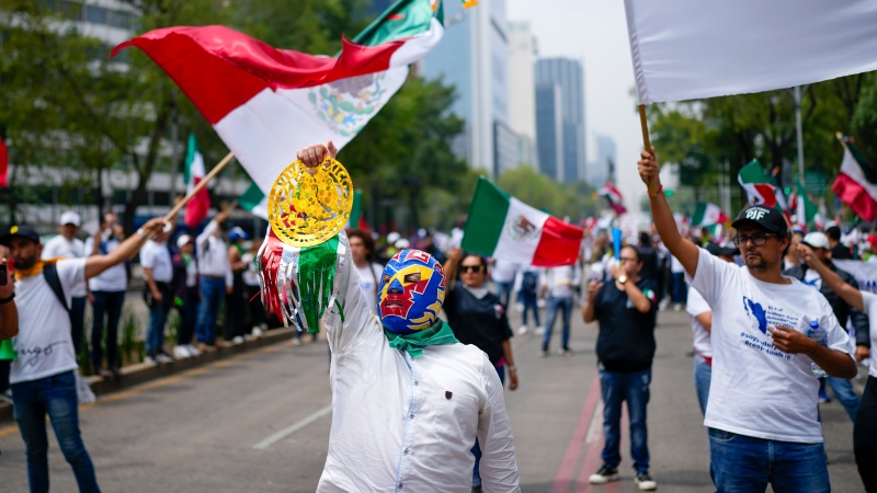 Protesters storm Mexican senate, forcing pause on judicial reform debate