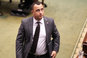 Michael Parsa, Ontario Minister for Children, Community and Social Services, attends the Queens Park Legislature, in Toronto, Monday, Oct. 16, 2023. THE CANADIAN PRESS/Chris Young