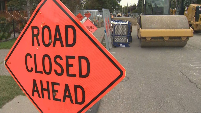 Previous construction on the Bearspaw South feeder main. (FILE)