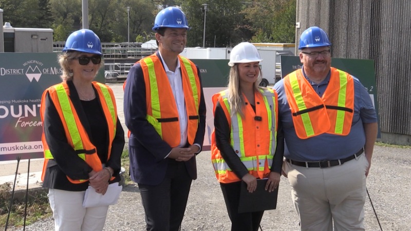 The Town of Huntsville will receive 50 million dollars in provincial funding to support water infrastructure in their small but growing community on September 11, 2024. (CTVNews/Alessandra Carneiro)