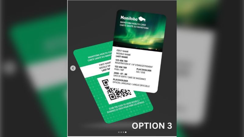 Manitoba's new plastic health cards could feature the northern lights. Photo posted Sept. 12, 2024 (Instagram/@wabber)