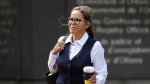 Tamara Lich arrives at the courthouse in Ottawa, on Tuesday, Aug. 20, 2024. THE CANADIAN PRESS/Sean Kilpatrick