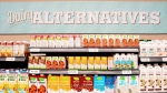 Dairy alternatives are displayed for sale at a store in Ottawa on Friday, Sept. 13, 2024. When it comes to plant-based food, Canadians have never had so many options — and nowhere is that choice more abundantly clear than in the milk section of the dairy aisle. THE CANADIAN PRESS/Sean Kilpatrick