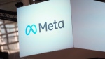 The Meta logo is seen at the Vivatech show in Paris, France, June 14, 2023. (Thibault Camus/AP Photo)