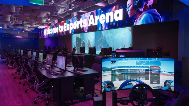 Bow Valley College's esports arena is the first in Calgary and is equipped with a 70-seat theatre for competition, innovation and game development.