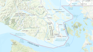 A map from the USGS shows the location of an earthquake early Thursday, Sept. 26, 2024.