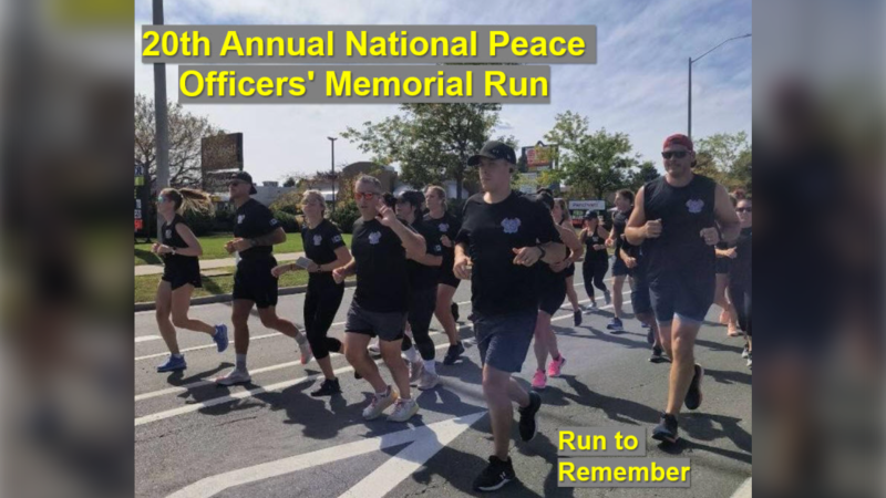 The 20th annual National Peace Officers' Memorial Run (NPOMR) is underway, as participants will be running over the next three days through multiple cities and towns in eastern Ontario into Ottawa. (OPP/ X)