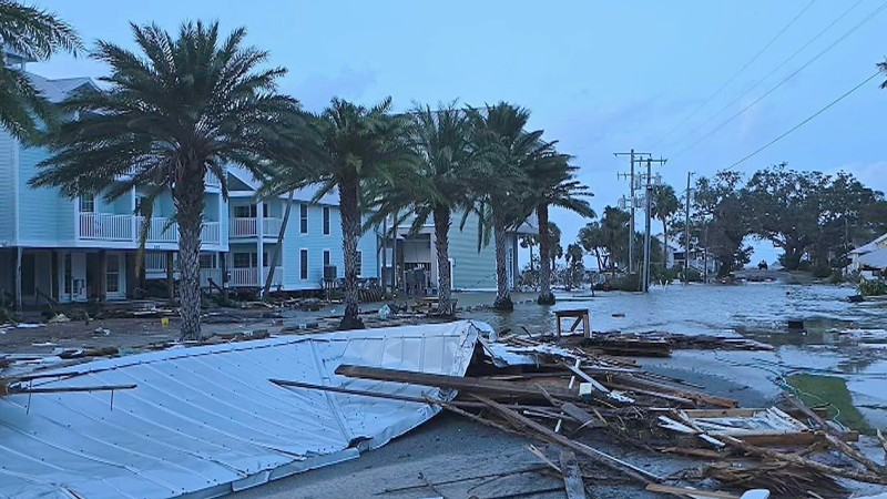 Storm surge came in with 'force of a locomotive'