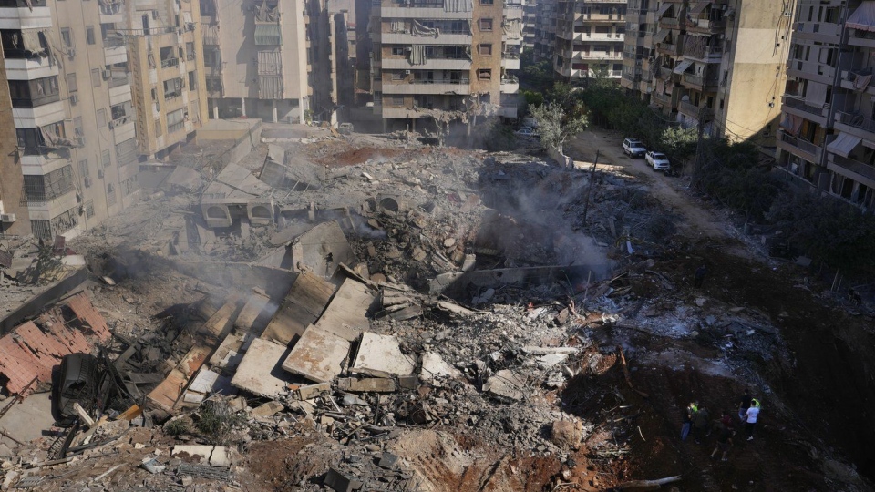 Israeli air strike Beirut Nasrallah