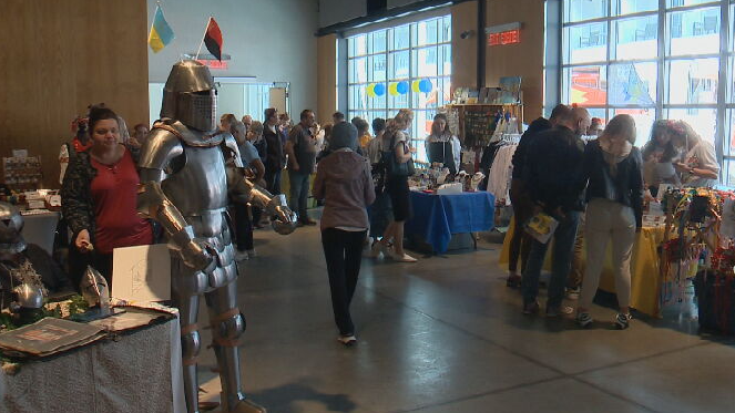 The East Coast Ukrainian Festival kicked off at Pier 21 in Halifax on Saturday, celebrating Ukrainian culture and traditions. (Paul Dewitt/ CTV Atlantic)