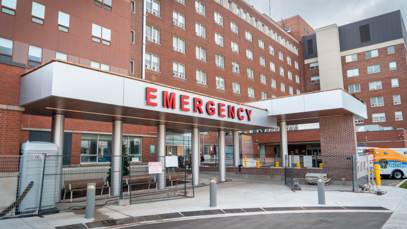 The entrance at Brantford General Hospital. (Source: Brantford Community Healthcare System)