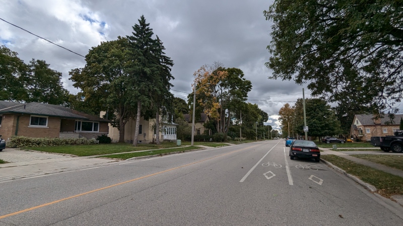 Waterloo Regional Police say two groups of people met in the area of Eagle Street North and Laurel Street, and a dispute occurred. (Dan Lauckner/CTV News)