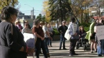 Saskatoon residents rally for right to housing