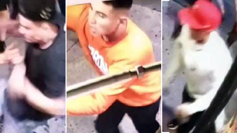 The Ottawa Police Service is asking the public for help in identifying three suspects involved in an alleged assault last month in the area of Besserer and Dalhousie streets. (Ottawa Police Service/ X)