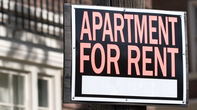 Apartment for rent sign. (Getty)