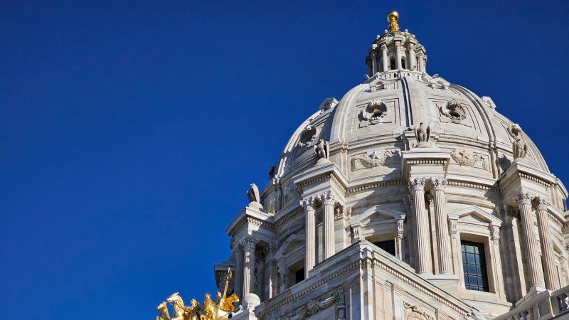 Minnesota State Capitol in St. Paul is shown on April 24, 2024. (Steve Karnowski / AP Photo) 