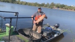 Oklahoma fishery team catches massive koi