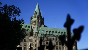 Parliament Hill is shown in Ottawa on Monday, Oct. 7, 2024. THE CANADIAN PRESS/Sean Kilpatrick